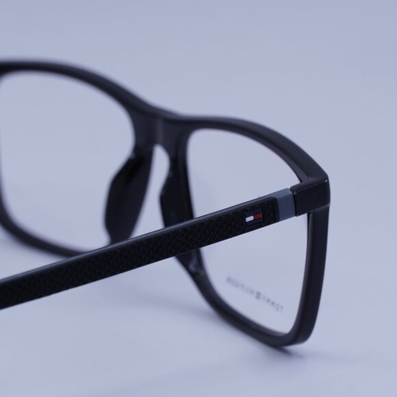 Tommy Hilfiger TH 1742 008A 00 Eyeglasses Black/Grey 52mm Rectangle Frame - Picture 8 of 9